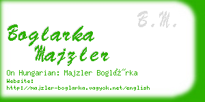 boglarka majzler business card